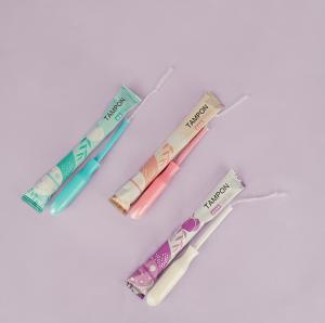 Wholesale Hygienic Women Cotton Applicator Tampon Biodegradable from china suppliers
