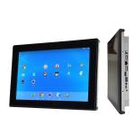 7 Inch Black Pure Flat Capacitive Touch Screen Monitor 12V 24V For Game Machine
