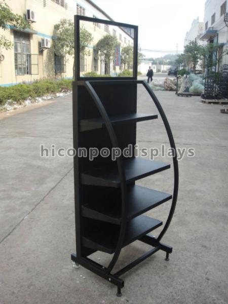 Commercial Metal Retail Store Displays Fixtures Floor Standing For Engine Oil