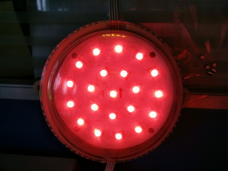 IP65 Waterproof Full Color 100MM 5W 24V RGB LED Pixel