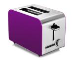 Square Lofter Stainless Steel 2 Piece Toaster Defrost Function