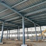 Q355B Prefabricated Steel Construction Prefab Steel Warehouse Buildings ODM