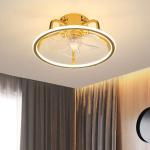 LED Nordic Modern Stepless Dimming Fan Lamp For Bedroom Dning Living Room