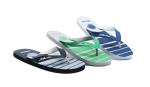 Summer Men PE Slipper PE White Flip Flop Slider Strip