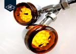 Chrome 20 LED Aftermarket Motorcycle Lights For Harley / Honda / Yamaha