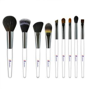 Wholesale Acrylic Handle Synthetic Hair Crystal Diamond Makeup Brush 9pcs With Case from china suppliers