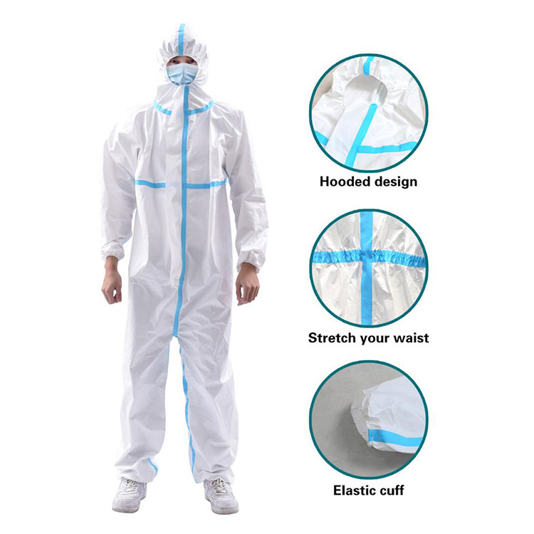 Non Woven Disposable Medical Surgical Gown Disposable Insolation Gown FDA