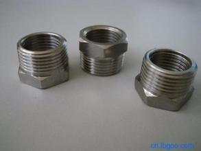 CNC Machined Stainless Steel Pipe Fitting Hexagon Bushing ss316 ss304