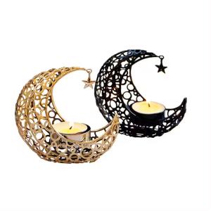Wholesale Creative Rotating Metal Glass Tealight Candle Holder Aromatherapy Ornament Candlestick from china suppliers
