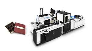 Wholesale Industrial Packaging Box Manufacturing Machinery , Paper Box Folding Machine from china suppliers