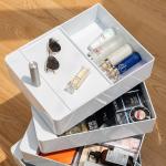 5 Drawer Mobile Plastic Wooden File Cabinet 71*31.5*10.4cm