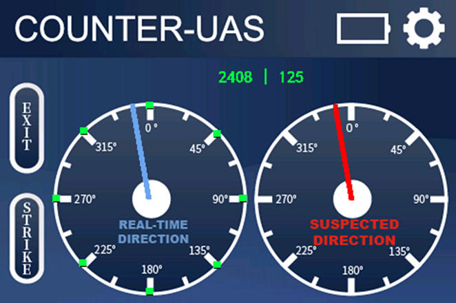 IP55 Handheld Drone Detection Device Support Direction Finding Function With Jammer