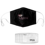 Sensitive Skin 2 Layer Party Decorative Cloth Face Mask
