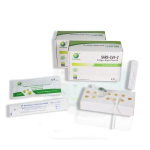 Wholesale COVID-19 Antigen Home Test Kit 10 Tests/Kit CE For Nasal Swab Accuracy 99.68% from china suppliers