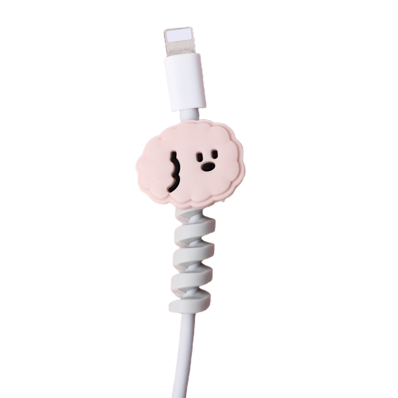 2.5*4.5cm Silicone USB Cable Protector Earphone Electrical Cable Accessories