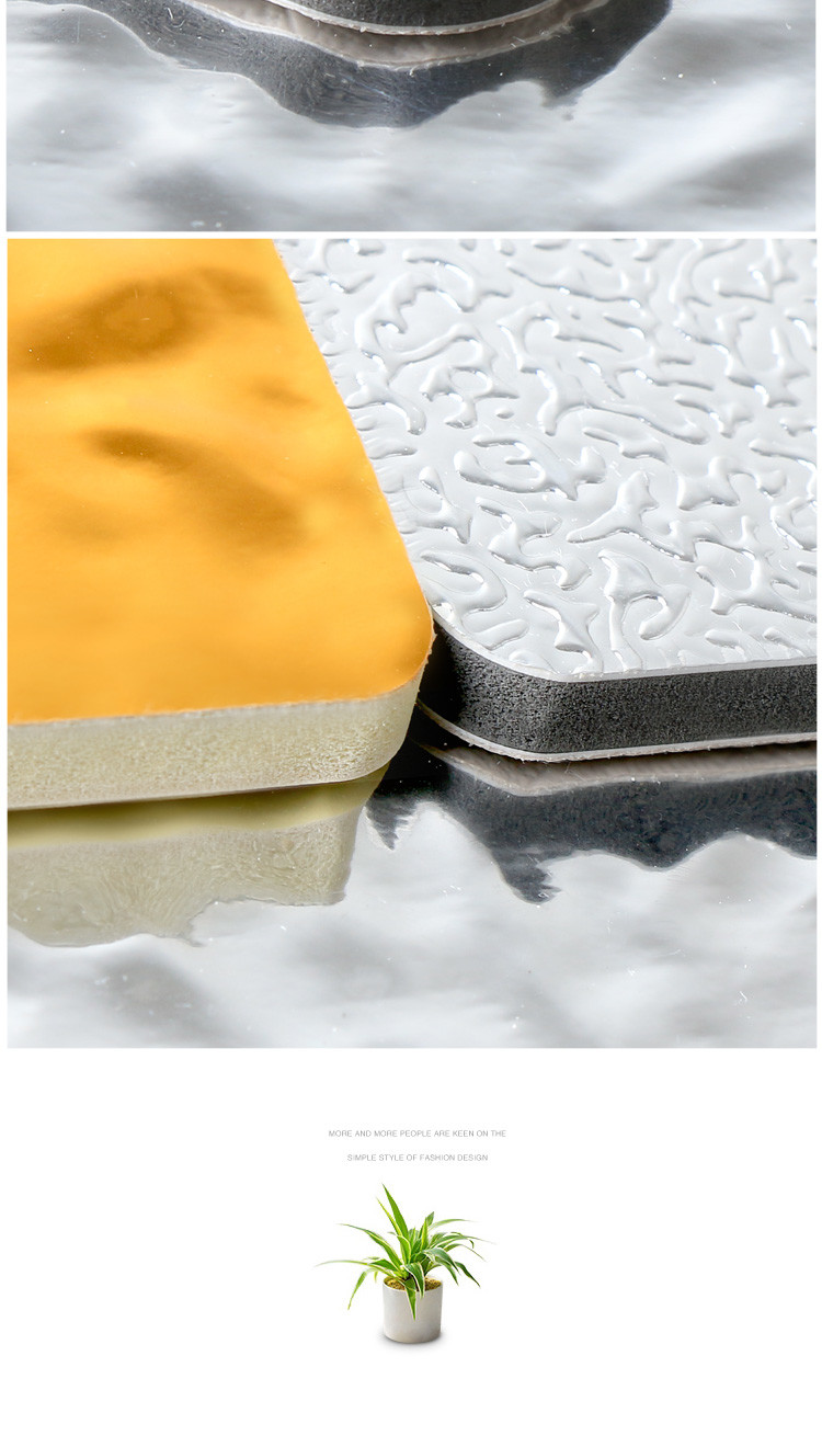 Interior Decorative PVC PET Water Ripple Panel 3D Wall Panel