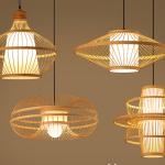 Homeware Hanging Indoor Bamboo Bedroom Pendant Light Vietnam Style