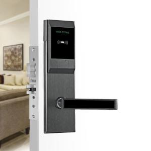 Wholesale Alkaline Batteries 6V Key Card Door Lock With Handle 35mm-65mm Thickness from china suppliers