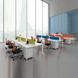 Wholesale Customized Colorful 6 Person Office Workstation Desks For Modern Businesses from china suppliers