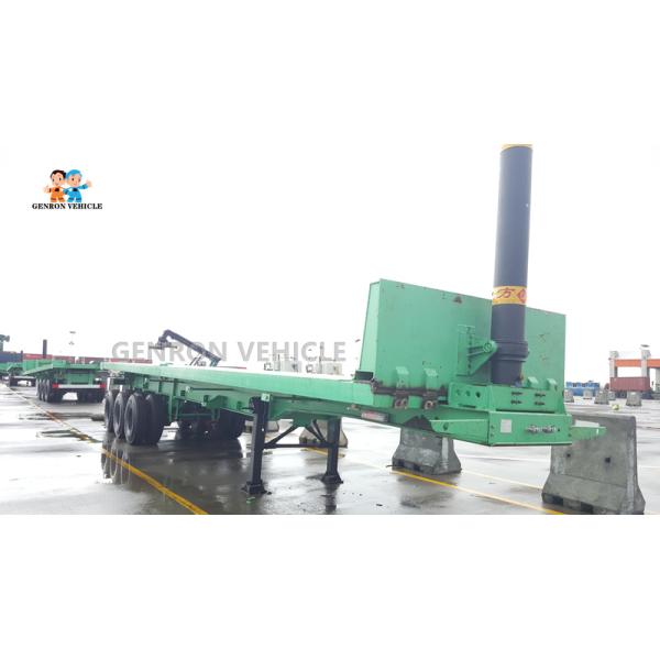 60T Hydraulic Chassis Tipper Container Semi Trailer