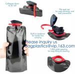 Solid Flexible Water Bottle Carabiner, Foldable Water Bottles Water Pouch