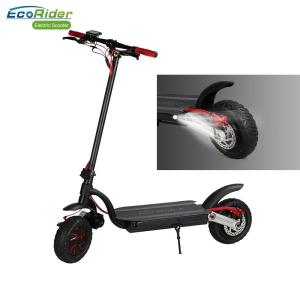 Wholesale Eco - Rider Smart Kick Folding Motor Scooter 2000W Dual Battery 48V 10 Inch Wheel from china suppliers