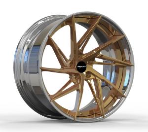 Wholesale 5-112 Forged Aluminum Alloy Wheels Polishing Hub Chrome Customized For Modified Car from china suppliers