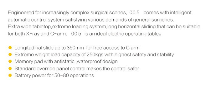 OT table surgical operating room use Multi-purpose surgical bed electric Operating Table