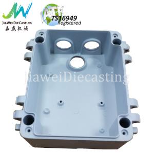 Wholesale Waterproof CCTV Camera Parts , White Powder Coating Die Cast Aluminum Housing from china suppliers