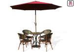 Backyard Patio Furniture Round / Square Outdoor Dining Table With Textoline