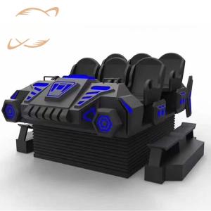 Wholesale VR Amusement Park Games 9D Virtual Reality 6 Seats VR Cinema Simulator from china suppliers