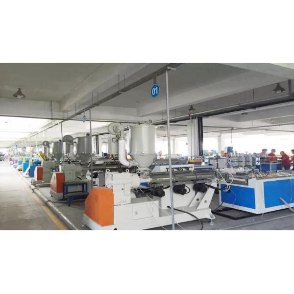 Wall Angle PVC Corner Bead Trim Angle Profile Extrusion Machine , PVC Tile Trim Ceramic Corner