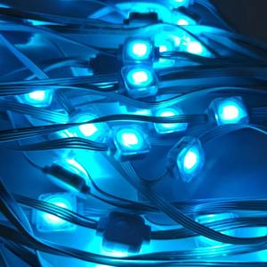 Wholesale Christmas Permanent Eaves Light RGB 25mm LED Point Light Source Outdoor Decoration Waterproof Pixel Light from china suppliers
