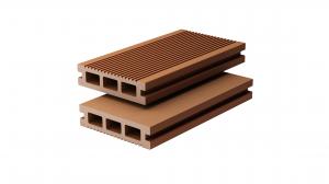 Wholesale 100 X 25 Hollow Plastic Decking Boards WPC Wood Plastic Composite Flooring from china suppliers
