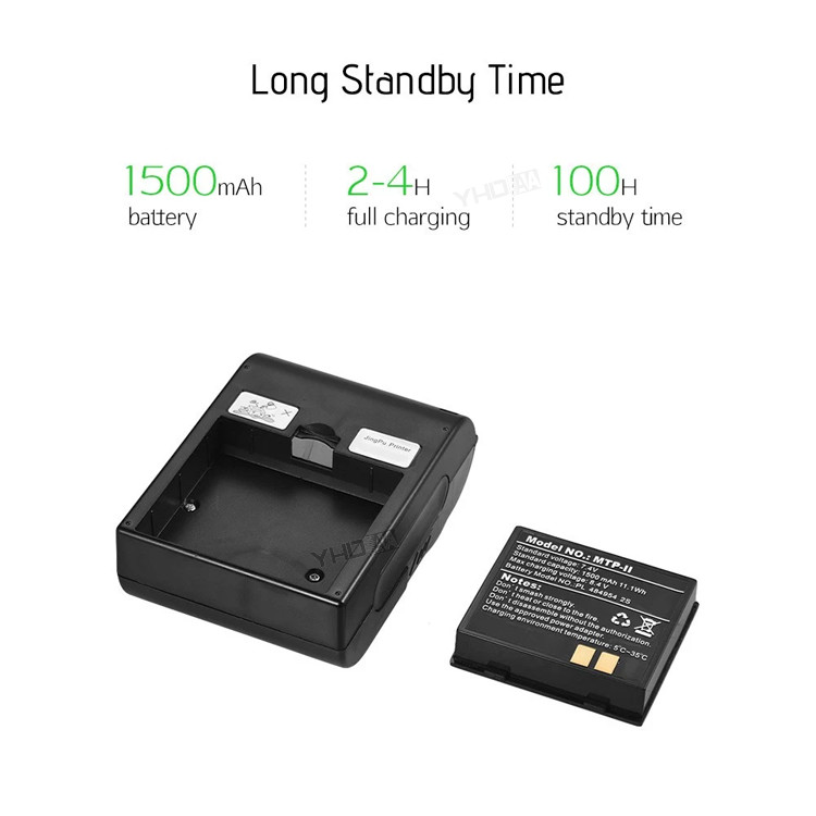Restaurant 58mm Thermal Printer Portable 2 Inch Bluetooth Thermal Receipt Printer