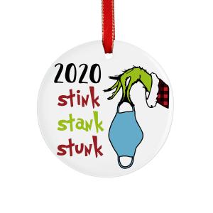 Wholesale 2.8 Inches Ceramic Keepsake Pendant For New Year Decoration from china suppliers