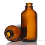 Empty 200ml Amber Glass Bottles Cosmetic Lotion Bottle With Trigger