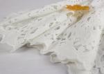 Polyester Milk Water Soluble Dying Lace Fabric, Vintage Guipure Lace For Dresses