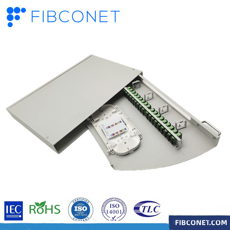Data Center Application 1 Time Patch Panel ODF for 12/144 Core Sc/FC/St/LC Fiber Optic