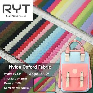 Wholesale 600D Polyester Nylon Oxford Fabric 340Gsm Backpack Produced Material from china suppliers