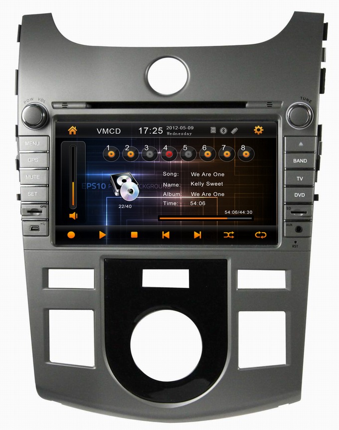 Car gps system for Kia Cerato /Forte (AT) 2008-2012 with car music player OCB-8045