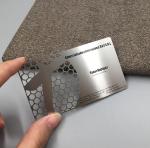Stainless Steel Black Metal Business Cards