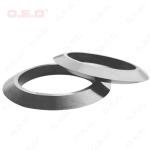 Double Face V Cutting Shapes Carbide Slitting Blades For PVC Sheet