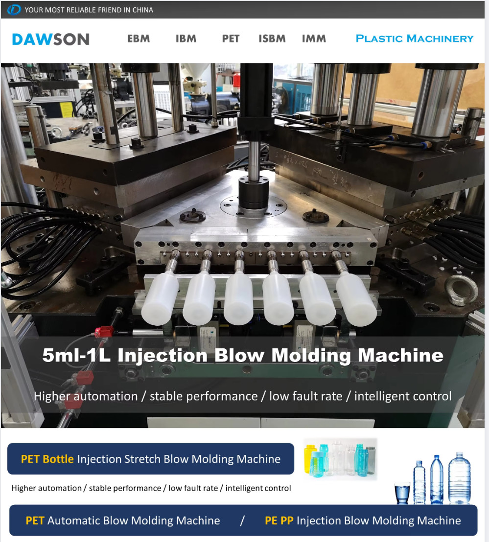 Automatic PP PC Plastic Eye Drop Bottle Injection Blow Molding Machine Line