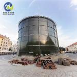 Dark Green GFS Bolted Steel Storage Tank Modular Design For Food Industry
