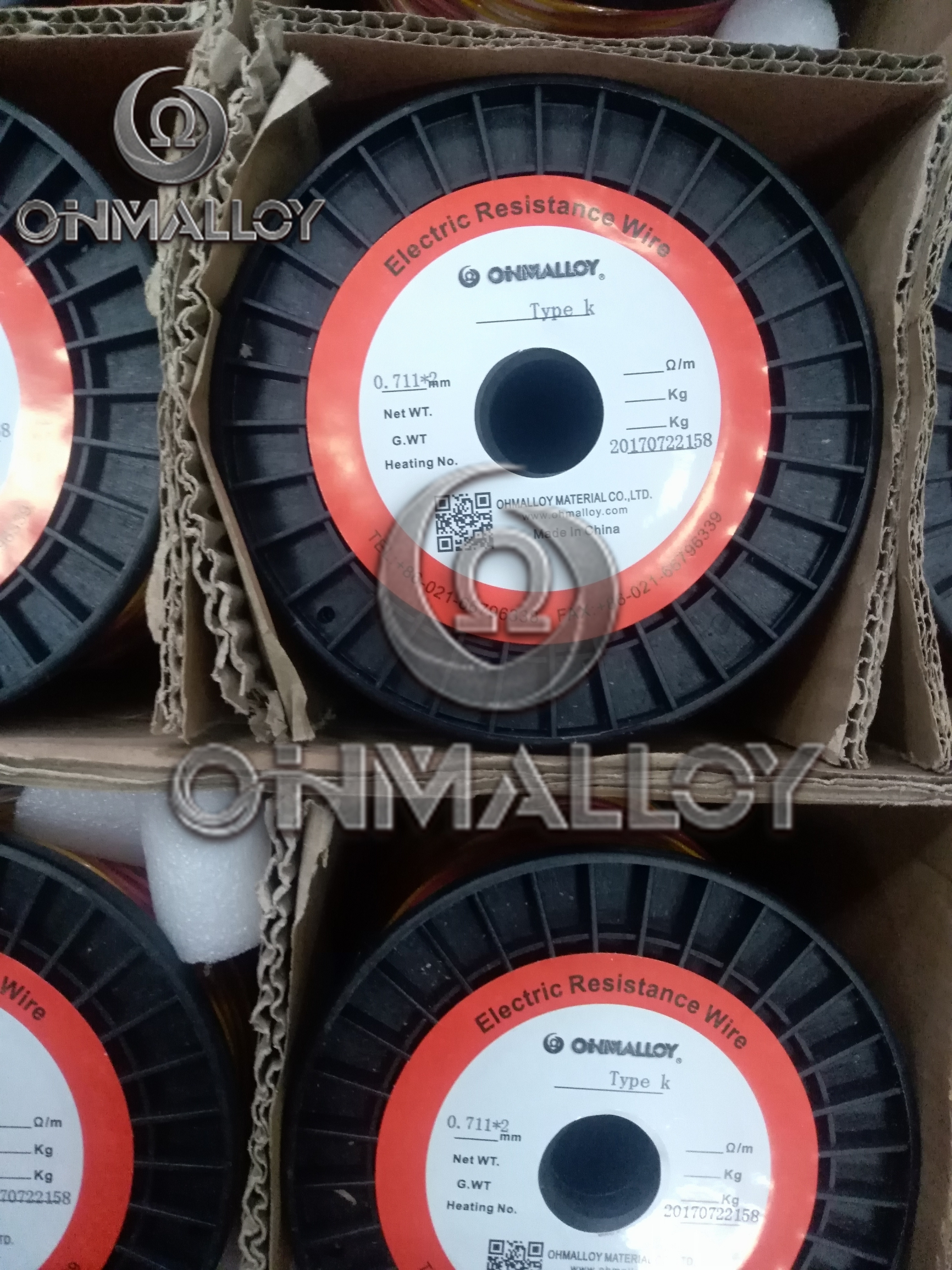 0.81mm Type K Thermocouple Cable With Double Fiberglass Insulated 600 Degree