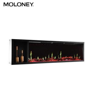 Wholesale Indoor Wall Mounted Insert LED Electric Fireplace Simulate Log 50in from china suppliers