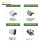 Aluminum awning front bar, outdoor awning parts wholesale