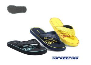 Wholesale Beach Kid Flip Flop Yellow Synthetic Sole Slipper EVA Insole from china suppliers