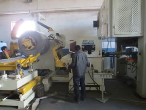 Wholesale Double Head Material Frame Coil Feeder Press Stainless Steel Stamping Production from china suppliers